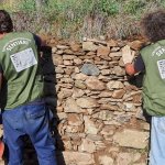 Lavori di restauro di un muretto a secco - Foto p.g.c. Parco Cinque Terre
